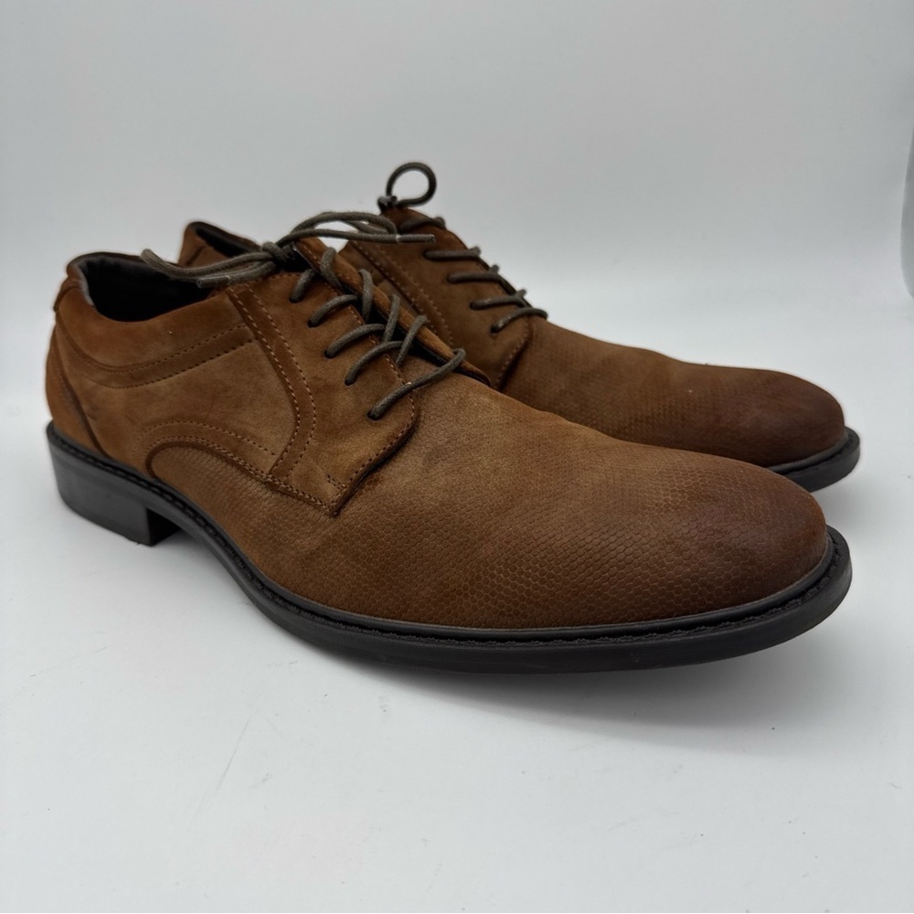 Unlisted by Kenneth Cole Men's Brown Oxford Shoes -Size 12